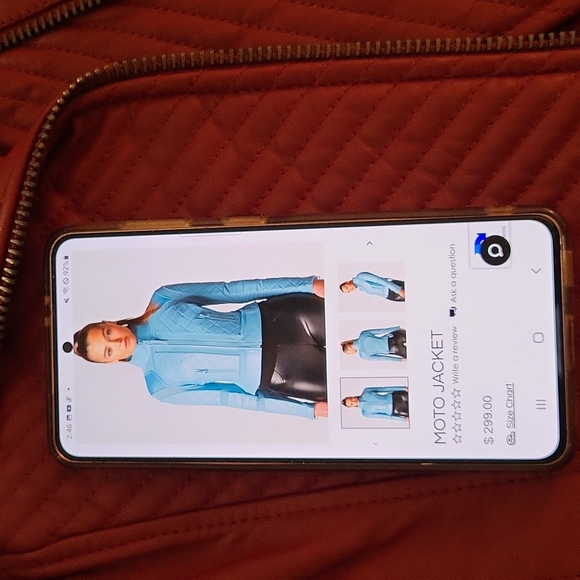 BLANC NOIR BUTTER SOFT LEATHER JACKET.  (BURGUNDY)  ZIPPERS ON ARMS AND POCKETS - Picture 16 of 16